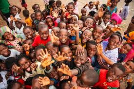 Children in difficult circumstances receiving care and love